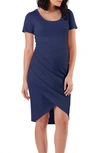 STOWAWAY COLLECTION BECCA MATERNITY DRESS,1047-NAVY-L