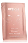 111skin Rose Gold Illuminating Eye Mask Pack Of Eight In N/a