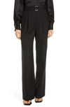 AJE CODA RING DETAIL WOOL BLEND WIDE LEG TROUSERS,20AJ3015