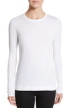 ADAM LIPPES LONG SLEEVE CREWNECK T-SHIRT,EBJB17W