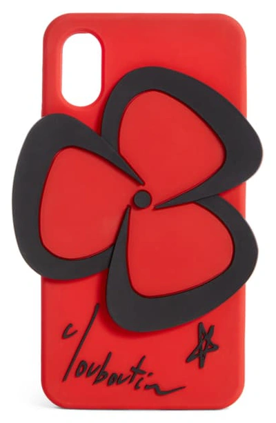 Christian Louboutin Pensee Iphone 11 Pro Case In Loubi-black