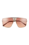 GIVENCHY 63MM OVERSIZE AVIATOR SUNGLASSES,GV7162S