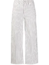 DONDUP STRIPED PRINT TROUSERS