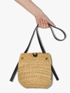 INÈS BRESSAND NEUTRAL AKAMAE N.23 STRAW BUCKET BAG,N2314896891