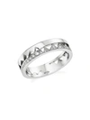 AKILLIS WOMEN'S CAPTURE ME 18K WHITE GOLD & DIAMOND BAND RING,400011164679