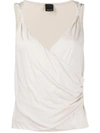 PINKO WRAP FRONT VEST