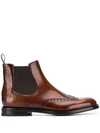 Church's Ketsby Glossed-leather Chelsea Boots In Brown