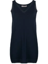 D-EXTERIOR V-NECK KNITTED VEST