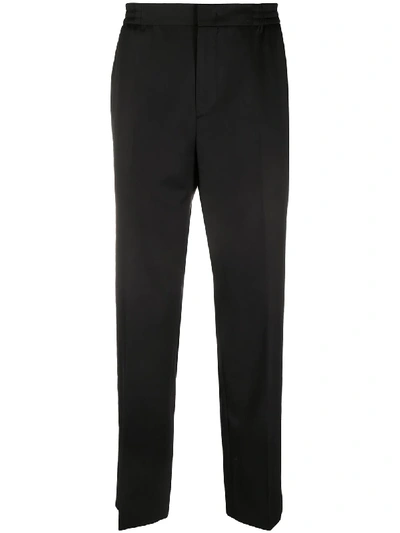 Juunj Plain Straight-leg Trousers In Black