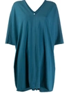 Stefano Mortari Oversized Tunic In Blue