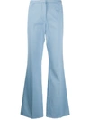 COURRÈGES FLARED FITTED TROUSERS