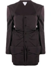 Bottega Veneta Technical Gabardine Blazer In Brown