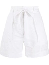 POLO RALPH LAUREN BRODERIE ANGLAISE COTTON SHORTS