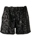 IN THE MOOD FOR LOVE ROSANA SEQUINED TULLE SHORTS