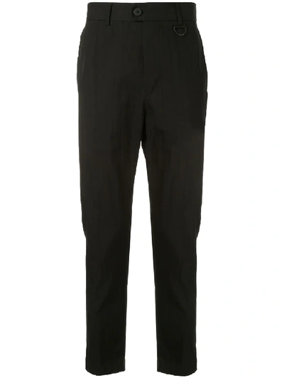 Isabel Benenato Slim-fit Tailored Trousers In Black
