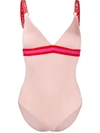 Stella Mccartney Logo-strap Sporty Bikini Top In Pink