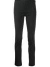 P.A.R.O.S.H SLIM-FIT SATIN TROUSERS