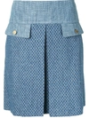 PAULE KA DENIM TWEED MINI SKIRT