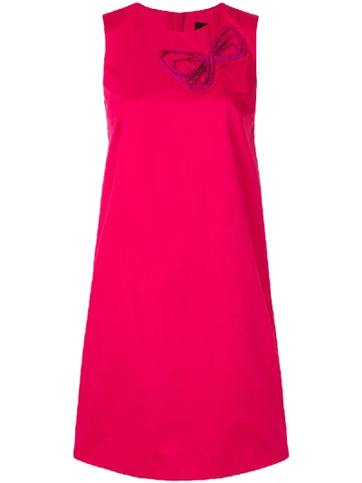 Paule Ka Bow Dress In Pink