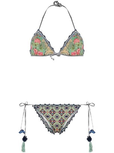 Anjuna Carina Triangle Bikini In Green