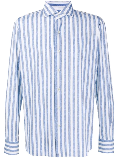 Orian Striped Shirt In White