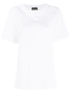 ERMANNO ERMANNO LACE EMBROIDERED T-SHIRT