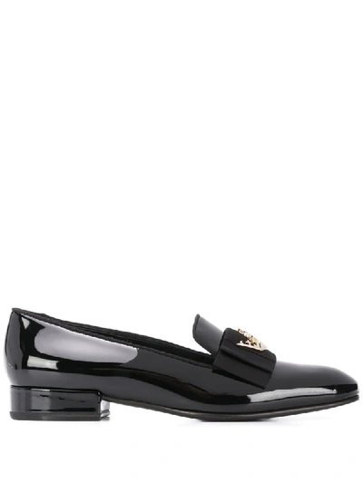 Church's Abbie Patent-leather Loafers In Black