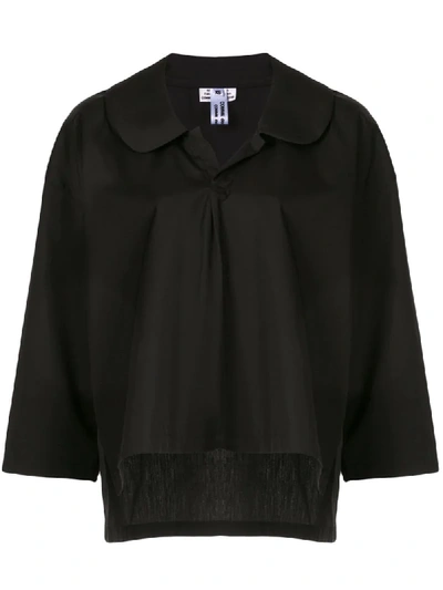 Comme Des Garçons A-line Shirt In Black