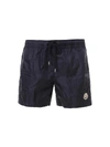 MONCLER MONCLER LOGO PATCH SWIM SHORTS