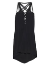 RICK OWENS RICK OWENS BRAIDED NECKLINE DRESS