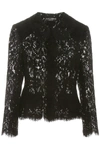 DOLCE & GABBANA DOLCE & GABBANA LACE FITTED SHIRT