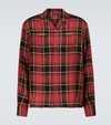 UNDERCOVER CHECKED LONG-SLEEVED SHIRT,P00456144