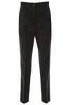 DOLCE & GABBANA DOLCE & GABBANA PINSTRIPE TAPERED TROUSERS