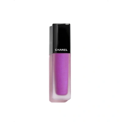 Chanel Rouge Allure Ink Matte Lip Colour In Metallic Purple