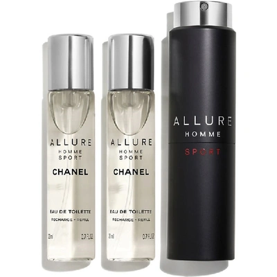 Chanel Allure Homme Sport Eau De Toilette Sport Spray 3 X 20ml