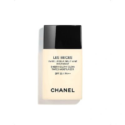 Chanel Les Beiges Sheer Healthy Glow Tinted Moisturizer Spf 30 / Pa++ 30ml In Deep