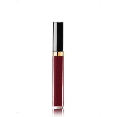 Chanel Rouge Coco Gloss Moisturising Glossimer In Nero