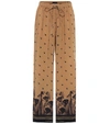 UNDERCOVER PRINTED DRAWSTRING trousers,P00459226