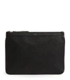 SANDRO SANDRO GRAINED LEATHER POUCH,14860415