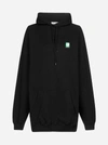 BALENCIAGA LOGO OVERSIZED COTTON HOODIE