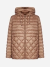 MAX MARA THE CUBE ENTRESI HOODED QUILTED NYLON DOWN JACKET