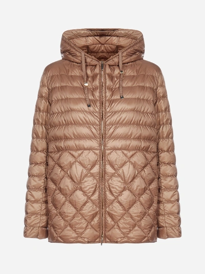 Max Mara The Cube Entresi Hooded Quilted Nylon Down Jacket