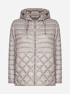 MAX MARA THE CUBE Entresi hooded quilted nylon down jacket