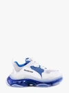 Balenciaga Triple S Clear Sole Sneakers In White