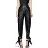 Matériel Tbilisi Materiel Tbilisi Black Tie-bottom Trousers In Black