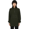 032C GREEN TROYER HALF-ZIP SWEATER