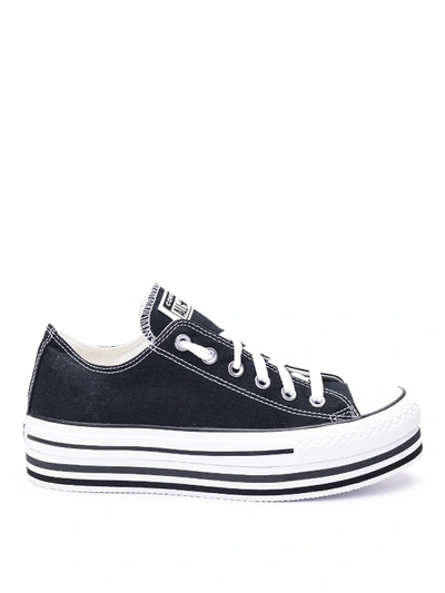 Converse Chuck Taylor All Star Platform Sneakers In Black