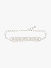 ALESSANDRA RICH SILVER TONE CRYSTAL CHAIN BELT,FABA2041J00414656286