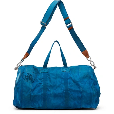 Lanvin Blue Bowling Tote In 26 Water Bl