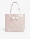 TED BAKER Geeocon bow detail PVC tote,33963479
